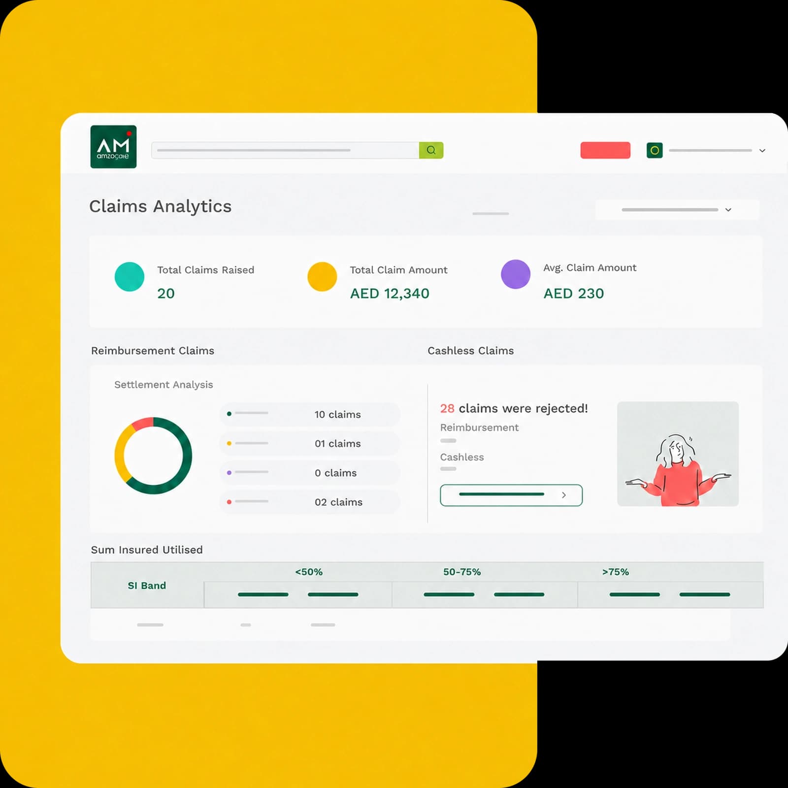 AED renewal reporting in the AmzoCare HR workspace