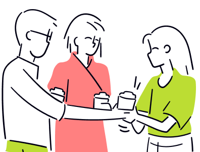 people discussing UAE group medical insurance